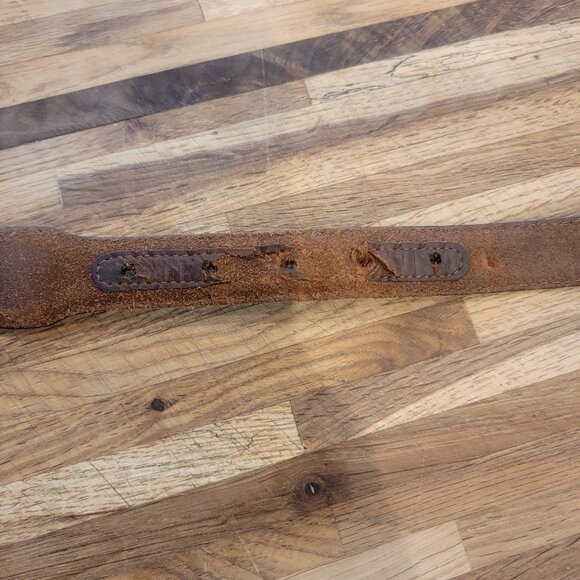 Silver Creek Classics Brown Leather Belt w Silver Hardware C70285 - Picture 10 of 12